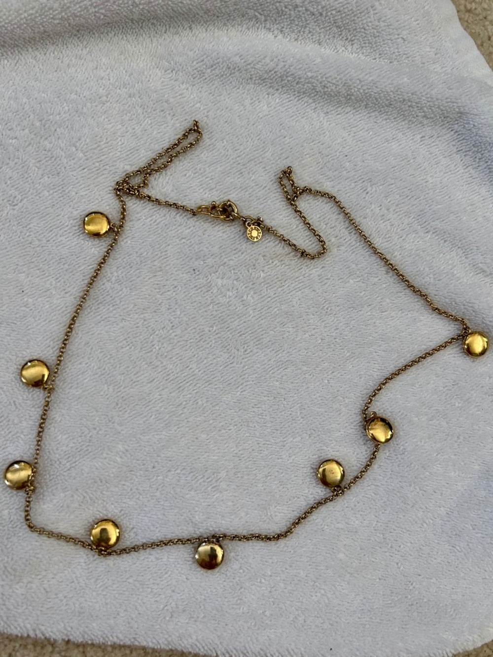 J. Crew mini lockets long necklace